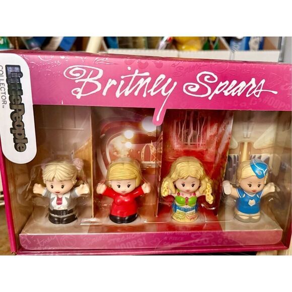 Fisher-Price Little People BRITNEY SPEARS Collector Figures, 4pk - New/ Sealed! - Picture 12 of 12